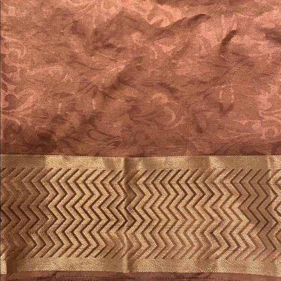 Other - New Cotton and Silk mix Indian Saree with Gold